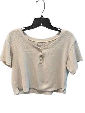 Abercrombie & Fitch Waffle Knit Top
